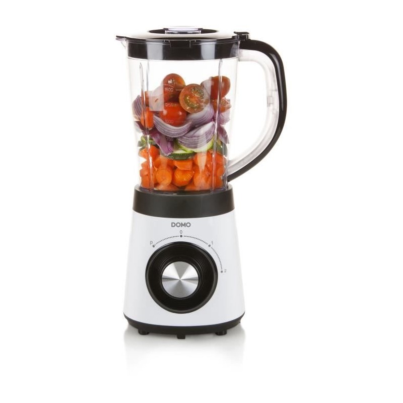 Blender - Mixeur - DOMO - DO9203BL - 500 W - 1,5 L - Gris Blender - Mixeur - DOMO - DO9203BL - 500 W - 1,5 L - Gris