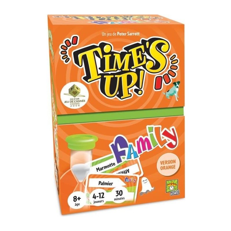 Asmodée - Repos Production - Time's Up! : Family - Version Orange - J Asmodée - Repos Production - Time's Up! : Family - Version Orange - J