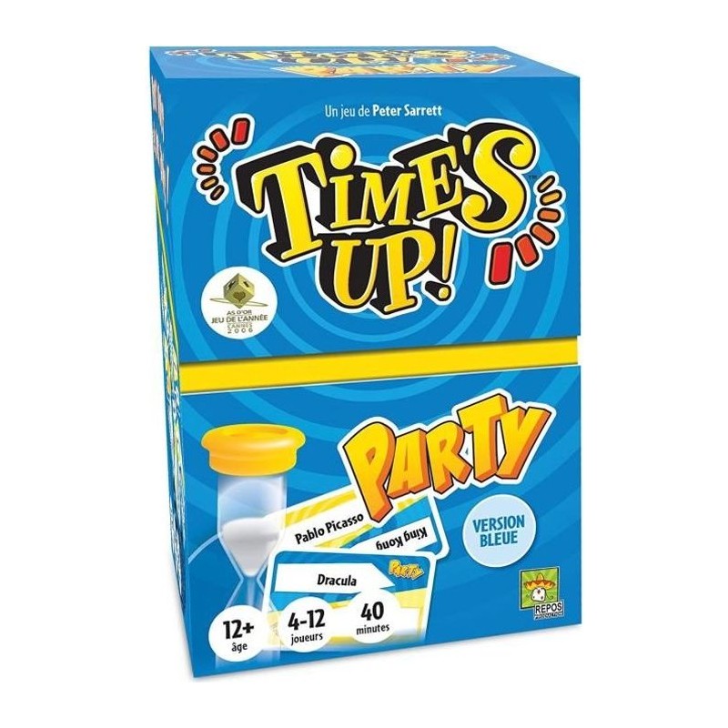 Asmodée - Repos Production - Time's Up! : Party - Version Bleue - Jeu Asmodée - Repos Production - Time's Up! : Party - Version Bleue - Jeu