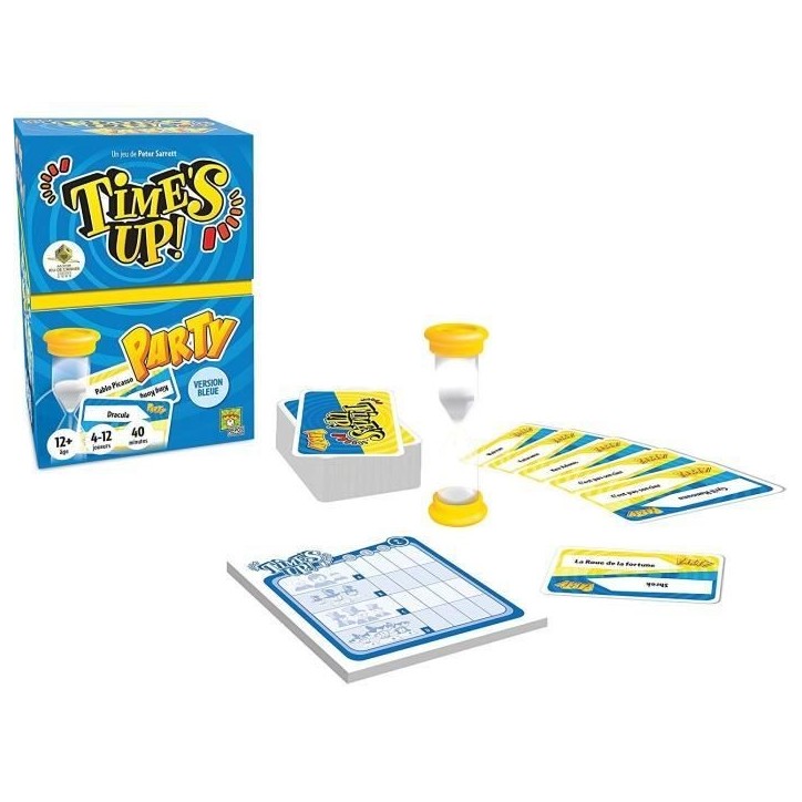Asmodée - Repos Production - Time's Up! : Party - Version Bleue - Jeu de société - a partir de 12 ans - 4 a 12 joueurs - 40 m