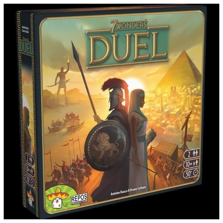 Asmodée - Repos Production - 7 Wonders : Duel - Unbox Now- Jeu de société - a partir de 10 ans - 2 joueurs - 30 minutes Asmodée - Repos Production - 7 Wonders : Duel - Unbox Now- Jeu de société - a partir de 10 ans - 2 joueurs - 30 minutes