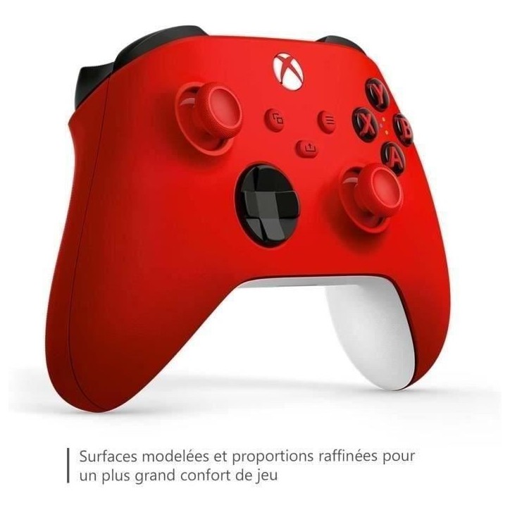 Manette de jeu - Xbox - Sans fil - Rouge Manette de jeu - Xbox - Sans fil - Rouge