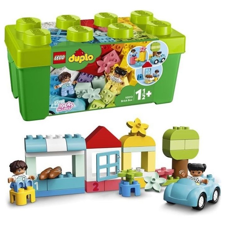 LEGO 10913 DUPLO Classic La Boîte De Briques Jeu De Construction Avec Rangement, Jouet éducatif pour Bébé de 1 an et plus