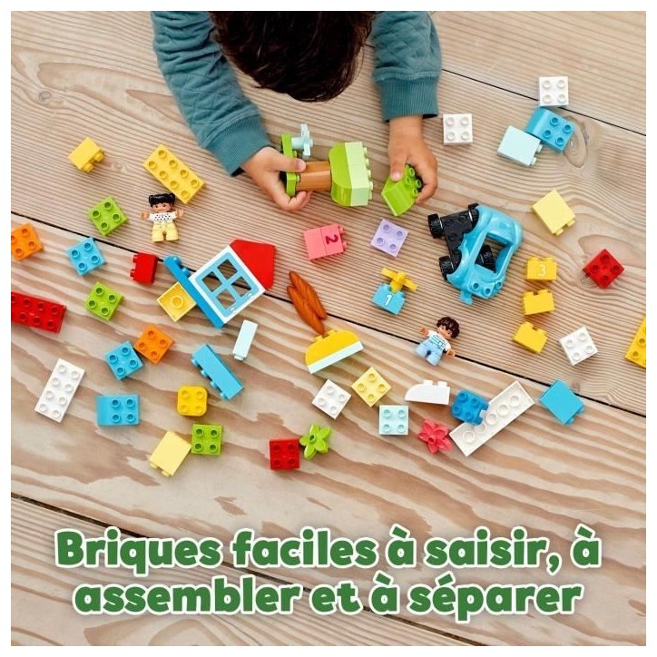 LEGO 10913 DUPLO Classic La Boîte De Briques Jeu De Construction Avec Rangement, Jouet éducatif pour Bébé de 1 an et plus
