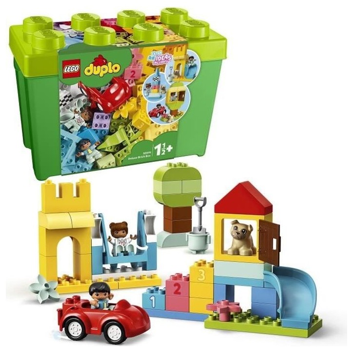 LEGO 10914 DUPLO La boîte de briques deluxe, Jeu de Construction avec Rangement, Jouet éducatif pour bébés de 1 an et demi