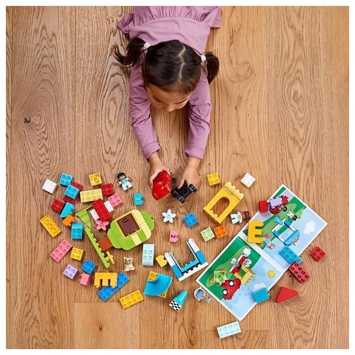 LEGO 10914 DUPLO La boîte de briques deluxe, Jeu de Construction avec Rangement, Jouet éducatif pour bébés de 1 an et demi