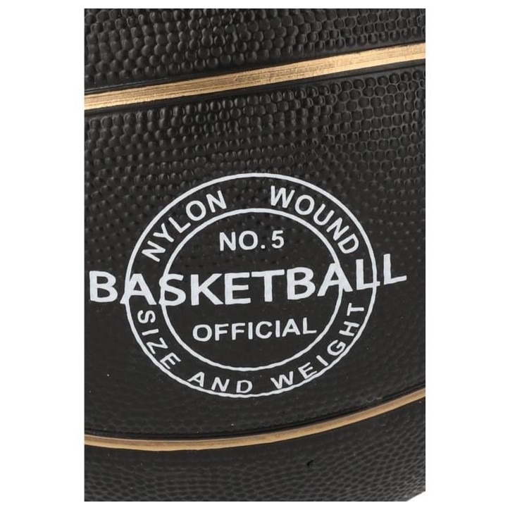 Ballon de basket - REZO - Caoutchouc - Taille 5 - Or - Prise ferme Ballon de basket - REZO - Caoutchouc - Taille 5 - Or - Prise ferme