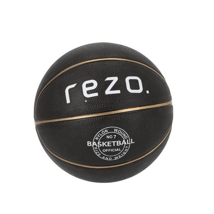 Ballon de basket - REZO - Caoutchouc - Taille 7 - Or - Prise ferme Ballon de basket - REZO - Caoutchouc - Taille 7 - Or - Prise ferme