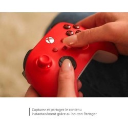 Manette de jeu - Xbox - Sans fil - Rouge