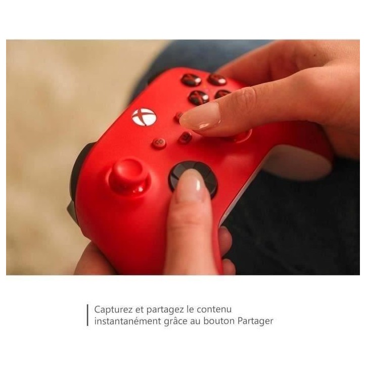 Manette de jeu - Xbox - Sans fil - Rouge Manette de jeu - Xbox - Sans fil - Rouge