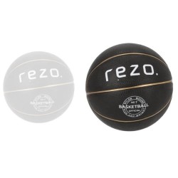 Ballon de basket - REZO - Caoutchouc - Taille 7 - Or - Prise ferme