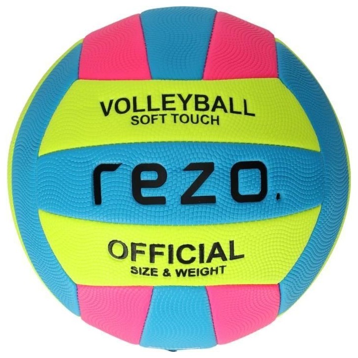 Ballon de volleyball - REZO - PVC - Contraste bicolore - Résistant et léger Ballon de volleyball - REZO - PVC - Contraste bicolore - Résistant et léger