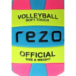 Ballon de volleyball - REZO - PVC - Contraste bicolore - Résistant et