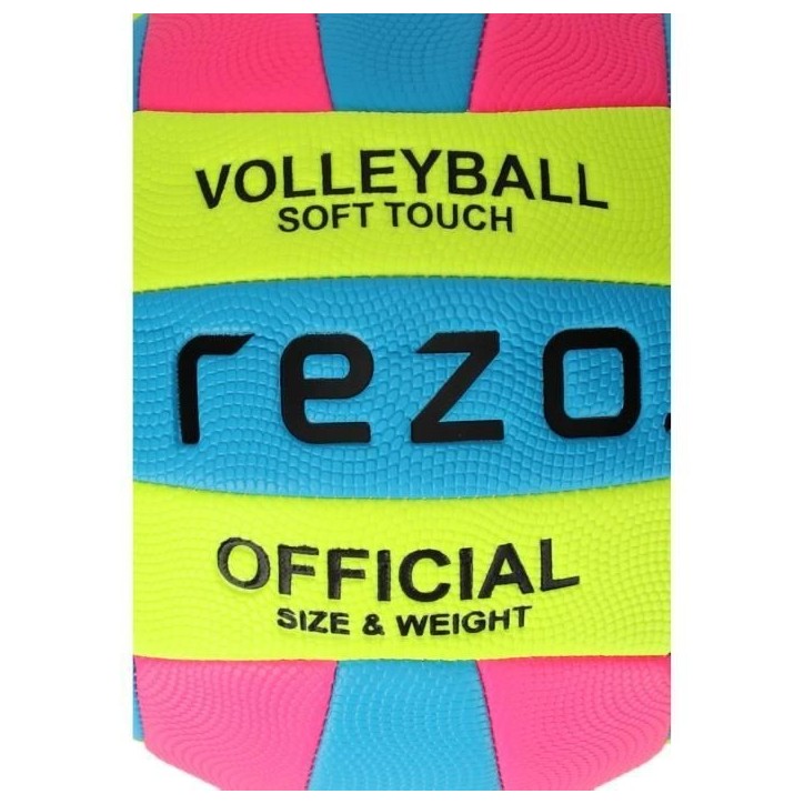 Ballon de volleyball - REZO - PVC - Contraste bicolore - Résistant et léger Ballon de volleyball - REZO - PVC - Contraste bicolore - Résistant et léger