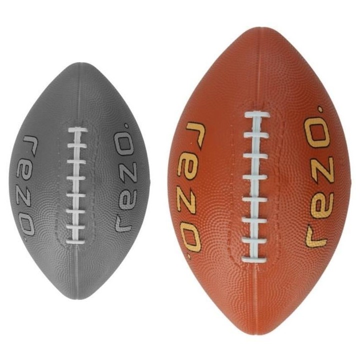 Ballon de football américain - REZO - Caoutchouc - Taille 6 - Marron - Résistant et polyvalent Ballon de football américain - REZO - Caoutchouc - Taille 6 - Marron - Résistant et polyvalent