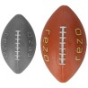Ballon de football américain - REZO - Caoutchouc - Taille 6 - Marron