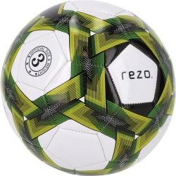 Ballon de football - REZO - PVC - Taille 4 - Jaune bicolore - Résista