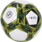 Ballon de football - REZO - PVC - Taille 4 - Jaune bicolore - Résistant