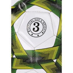 Ballon de football - REZO - PVC - Taille 4 - Jaune bicolore - Résista