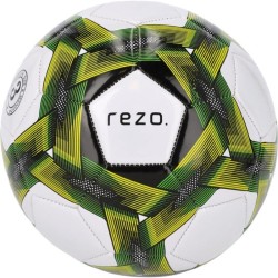 Ballon de football - REZO - PVC - Taille 5 - Jaune bicolore - Résista