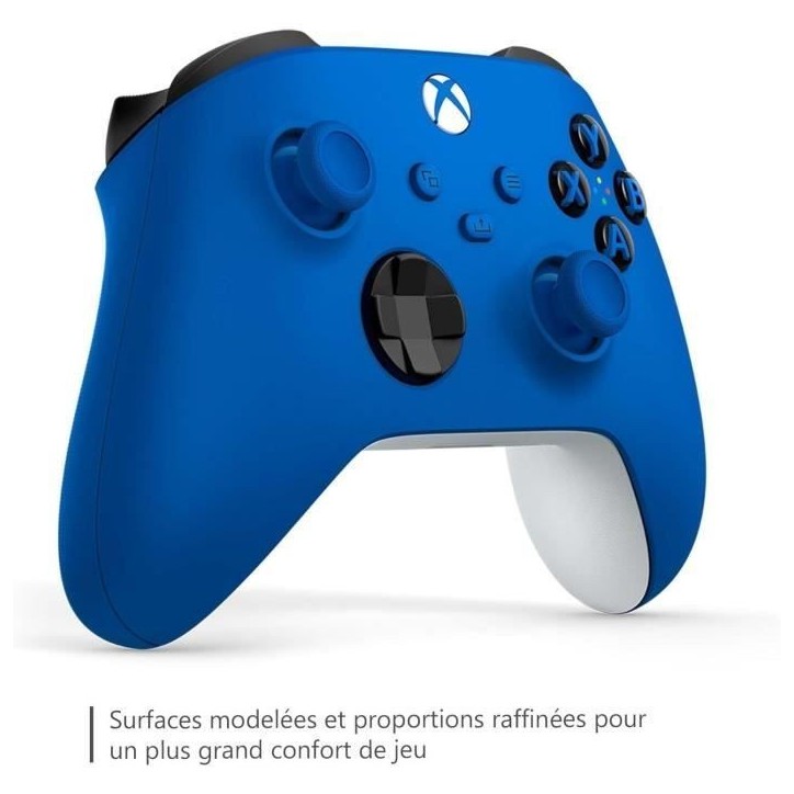 Manette de jeu - Xbox - Sans fil - Bleu électrique Manette de jeu - Xbox - Sans fil - Bleu électrique
