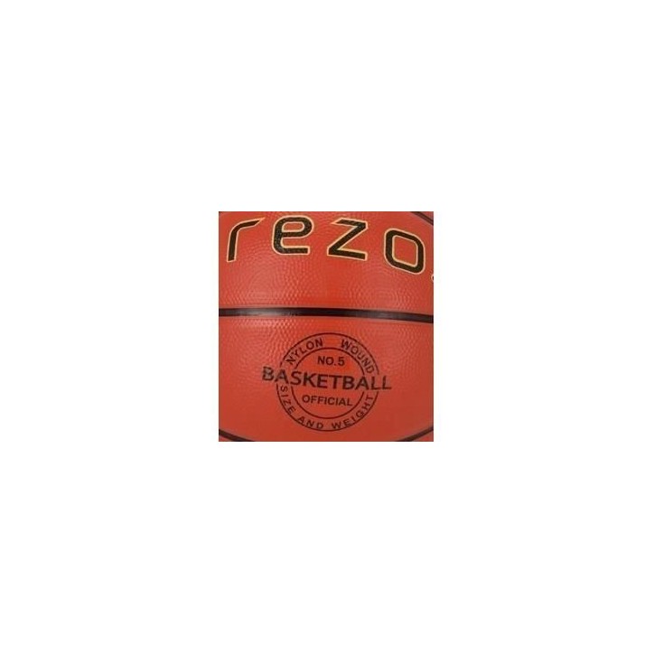 Ballon de basket - REZO - Caoutchouc - Taille 5 - Marron - Polyvalent Ballon de basket - REZO - Caoutchouc - Taille 5 - Marron - Polyvalent