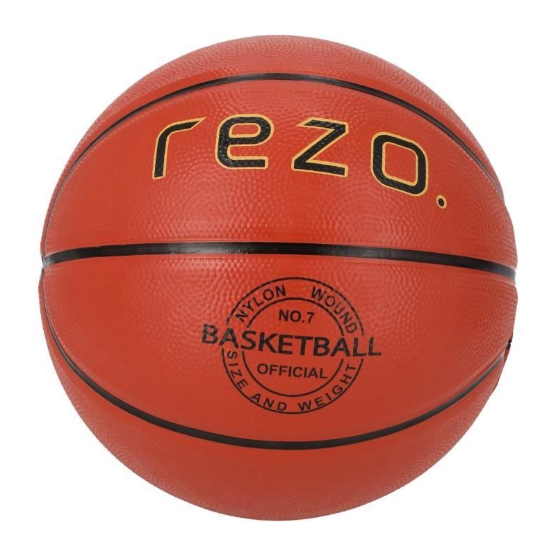 Ballon de basket - REZO - Caoutchouc - Taille 7 - Marron - Polyvalent Ballon de basket - REZO - Caoutchouc - Taille 7 - Marron - Polyvalent