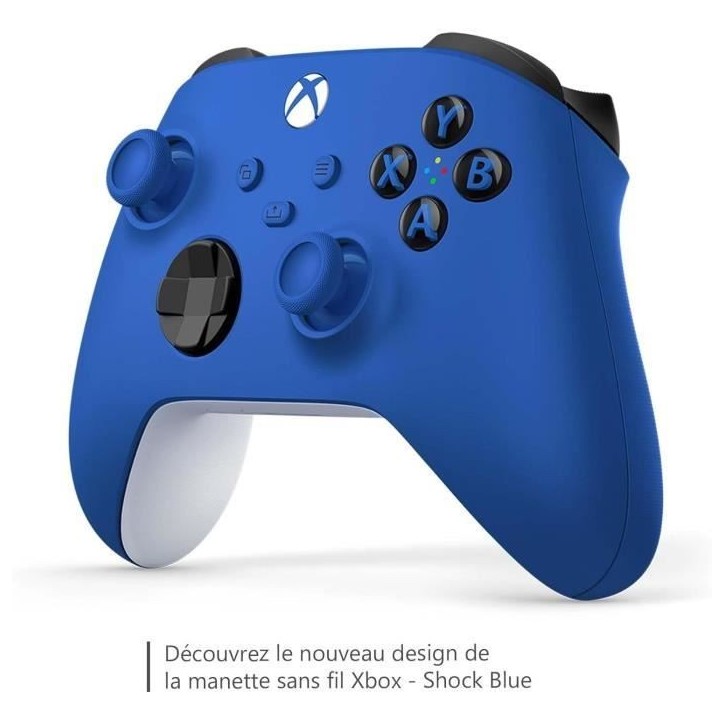 Manette de jeu - Xbox - Sans fil - Bleu électrique Manette de jeu - Xbox - Sans fil - Bleu électrique