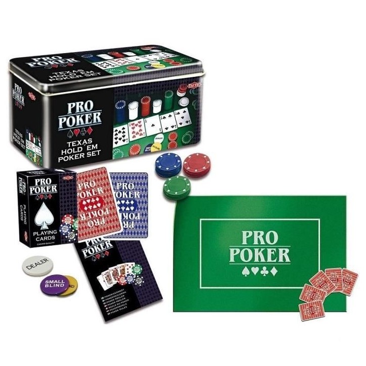 Coffret Métal Propoker - TACTIC - Jeu de carte - Mixte - 60 min - A partir de 11 ans Coffret Métal Propoker - TACTIC - Jeu de carte - Mixte - 60 min - A partir de 11 ans