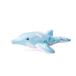 Matelas de plage gonflable dauphin - Mixte - 175 cm - Pour enfant - Gr