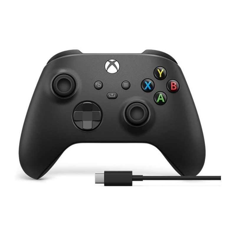 Manette de jeu + câble USB-C - Xbox - Sans fil - Noir Manette de jeu + câble USB-C - Xbox - Sans fil - Noir