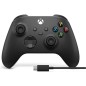 Manette de jeu + câble USB-C - Xbox - Sans fil - Noir Manette de jeu + câble USB-C - Xbox - Sans fil - Noir