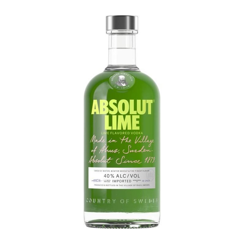 Absolut - Lime - Vodka aromatisée - 40,0% Vol. - 70cl Absolut - Lime - Vodka aromatisée - 40,0% Vol. - 70cl
