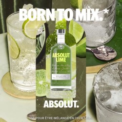 Absolut - Lime - Vodka aromatisée - 40,0% Vol. - 70cl