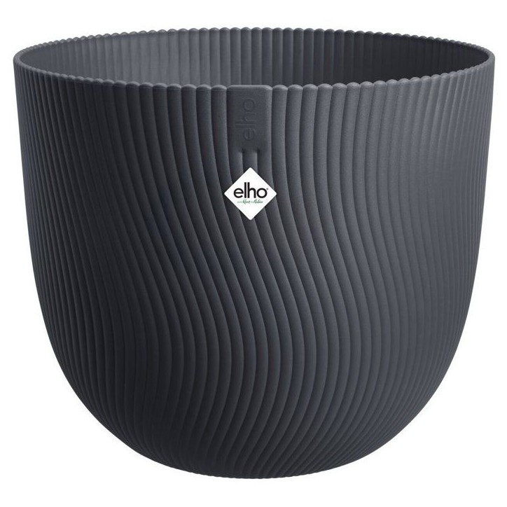 Pot de fleur rond - ELHO - Sereh Rond 60 - 110 L - Ø 59 x H 51 cm - Noir - Intérieur/extérieur Pot de fleur rond - ELHO - Sereh Rond 60 - 110 L - Ø 59 x H 51 cm - Noir - Intérieur/extérieur