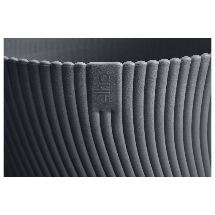 Pot de fleur rond - ELHO - Sereh Rond 60 - 110 L - Ø 59 x H 51 cm - Noir - Intérieur/extérieur Pot de fleur rond - ELHO - Sereh Rond 60 - 110 L - Ø 59 x H 51 cm - Noir - Intérieur/extérieur