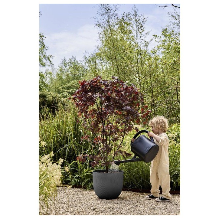 Pot de fleur rond - ELHO - Sereh Rond 60 - 110 L - Ø 59 x H 51 cm - Noir - Intérieur/extérieur Pot de fleur rond - ELHO - Sereh Rond 60 - 110 L - Ø 59 x H 51 cm - Noir - Intérieur/extérieur