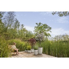 Pot de fleur rond - ELHO - Sereh Rond 60 - 110 L - Ø 59 x H 51 cm - B