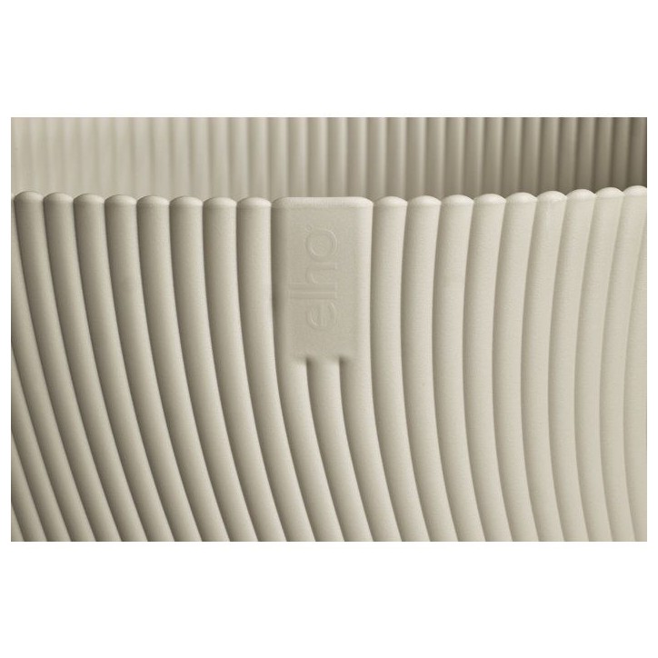 Pot de fleur rond - ELHO - Sereh Rond 60 - 110 L - Ø 59 x H 51 cm - Beige - Intérieur/extérieur Pot de fleur rond - ELHO - Sereh Rond 60 - 110 L - Ø 59 x H 51 cm - Beige - Intérieur/extérieur