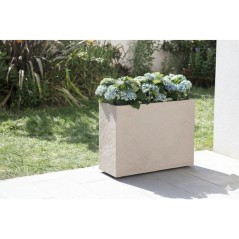Jardiniere Muret Loft L - EDA - Volcania - 46 L - Intérieur/Extérieu