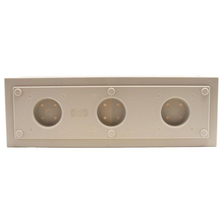 Balconniere - EDA - Volcania Up - 25 L - Intérieur/Extérieur - Décor Pierre - 59 x 19,5 x H. 22,8 cm - Beige Calcaire