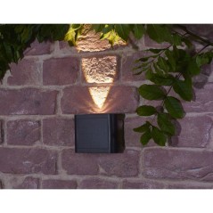Lot de 2 appliques solaires - SMART SOLAR - 2 Directions - 20 L