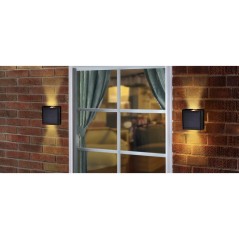 Lot de 2 appliques solaires - SMART SOLAR - 2 Directions - 20 L