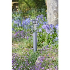 Lot de 2 Balises solaires - SMART365 - Anglia - Blanc chaud - Gris