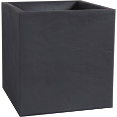 Pot de fleurs Carré 40 cm - EDA - Volcania - 31 L - Intérieur/Extér