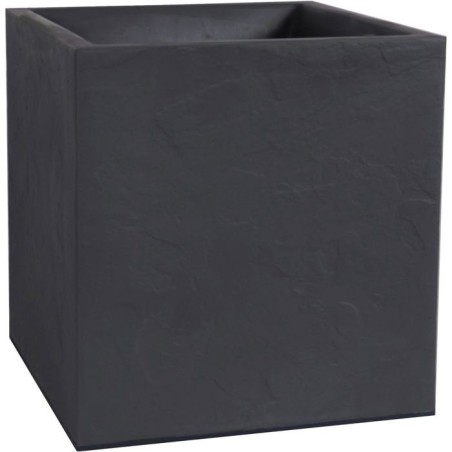 Pot de fleurs Carré 40 cm - EDA - Volcania - 31 L - Intérieur/Extér