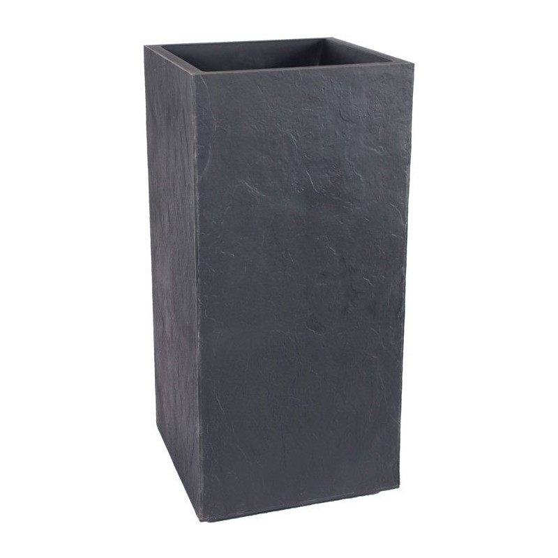 Bac a fleurs Carré Haut 40 cm - EDA - Volcania - 31 L - Intérieur/Ex