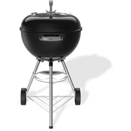 Barbecue a charbon - Weber - Bar-B-Kettle - Ø47 cm - Thermometre intégré - Acier émaillé - 6 couverts - Noir