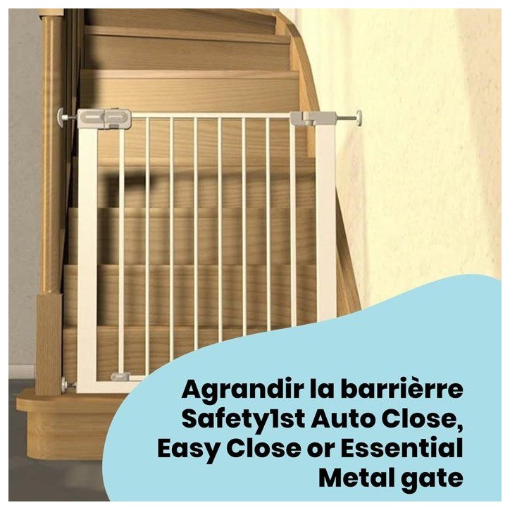 SAFETY 1ST Adaptateur de balustrade pour barriere de sécurité enfant - Lot de 2 SAFETY 1ST Adaptateur de balustrade pour barriere de sécurité enfant - Lot de 2