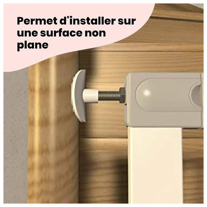 SAFETY 1ST Adaptateur de balustrade pour barriere de sécurité enfant - Lot de 2 SAFETY 1ST Adaptateur de balustrade pour barriere de sécurité enfant - Lot de 2